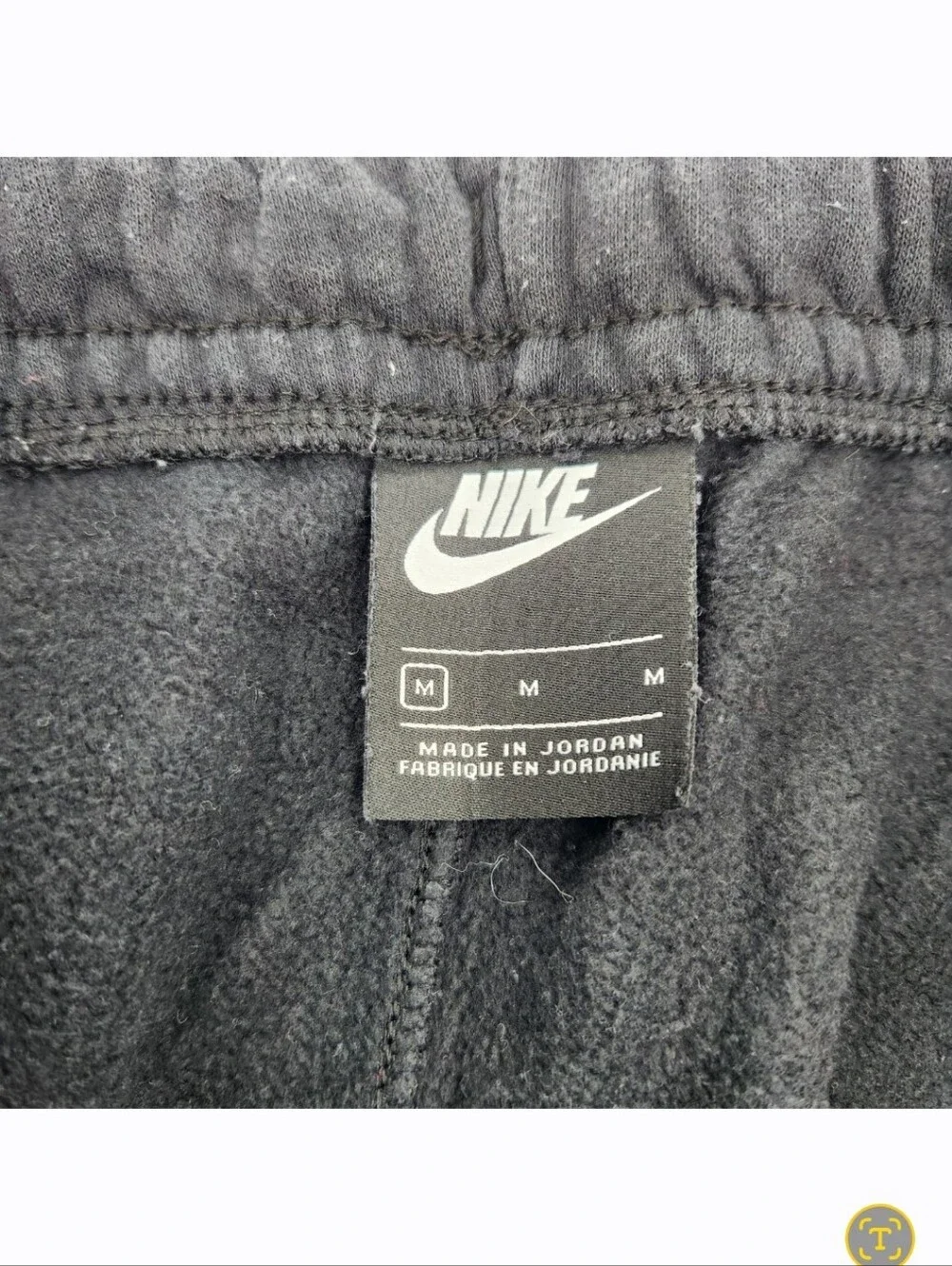 Nike Mens Sportswear Club Fleece Cargo Pants Size Medium Black